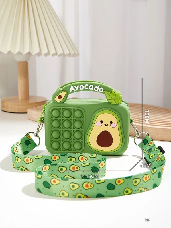 sg2111264590757445 Bolsa cuadrada mini con estampado de dibujo burbuja