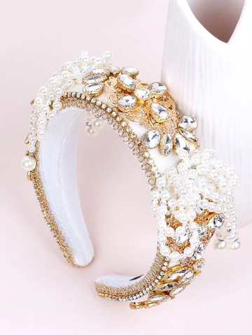 sc2208149218252857 Diadema con diseño de diamante de imitación y perla artificial